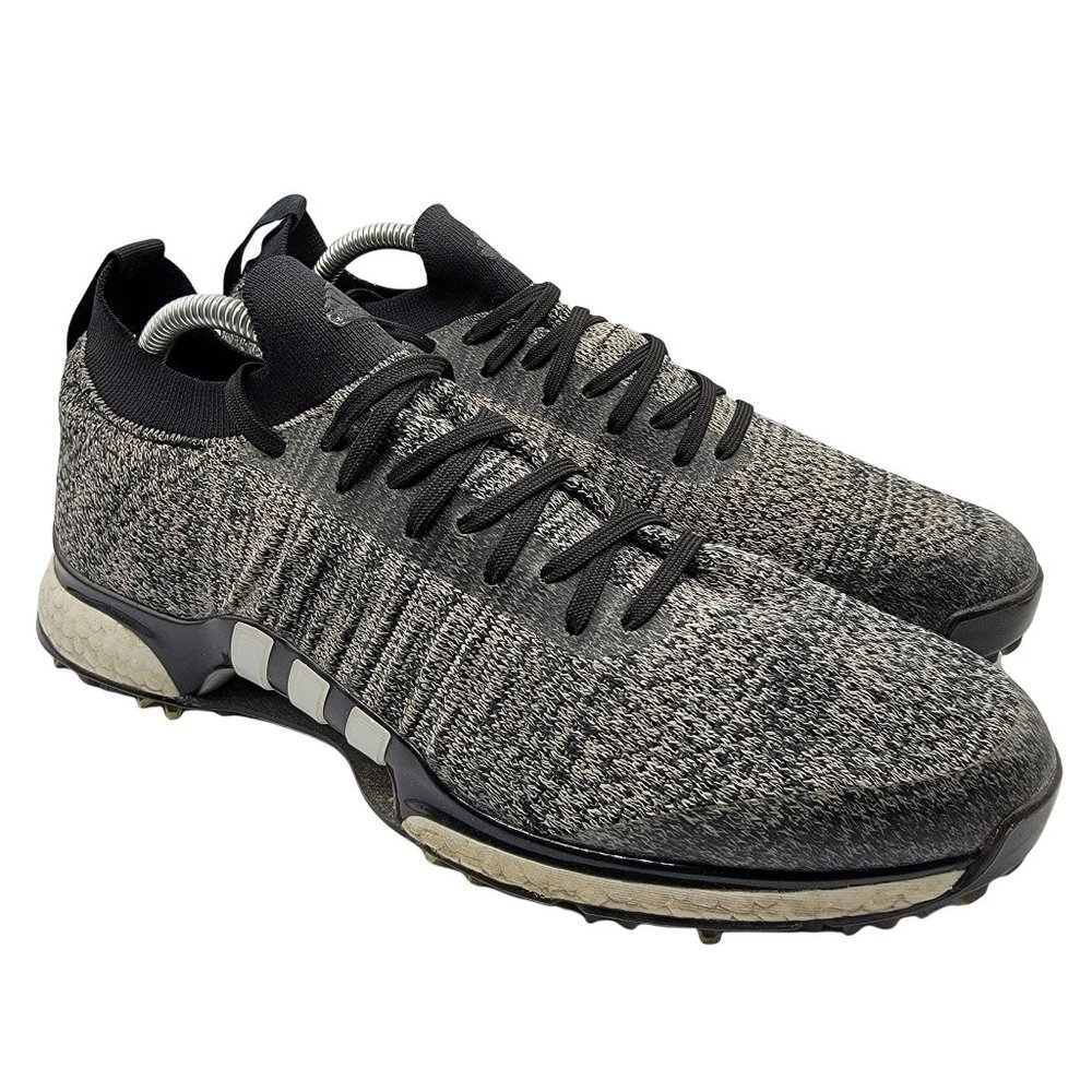 adidas Tour 360 XT Prime Knit Men 10 Golf Outdoor Shoes Black - F35408